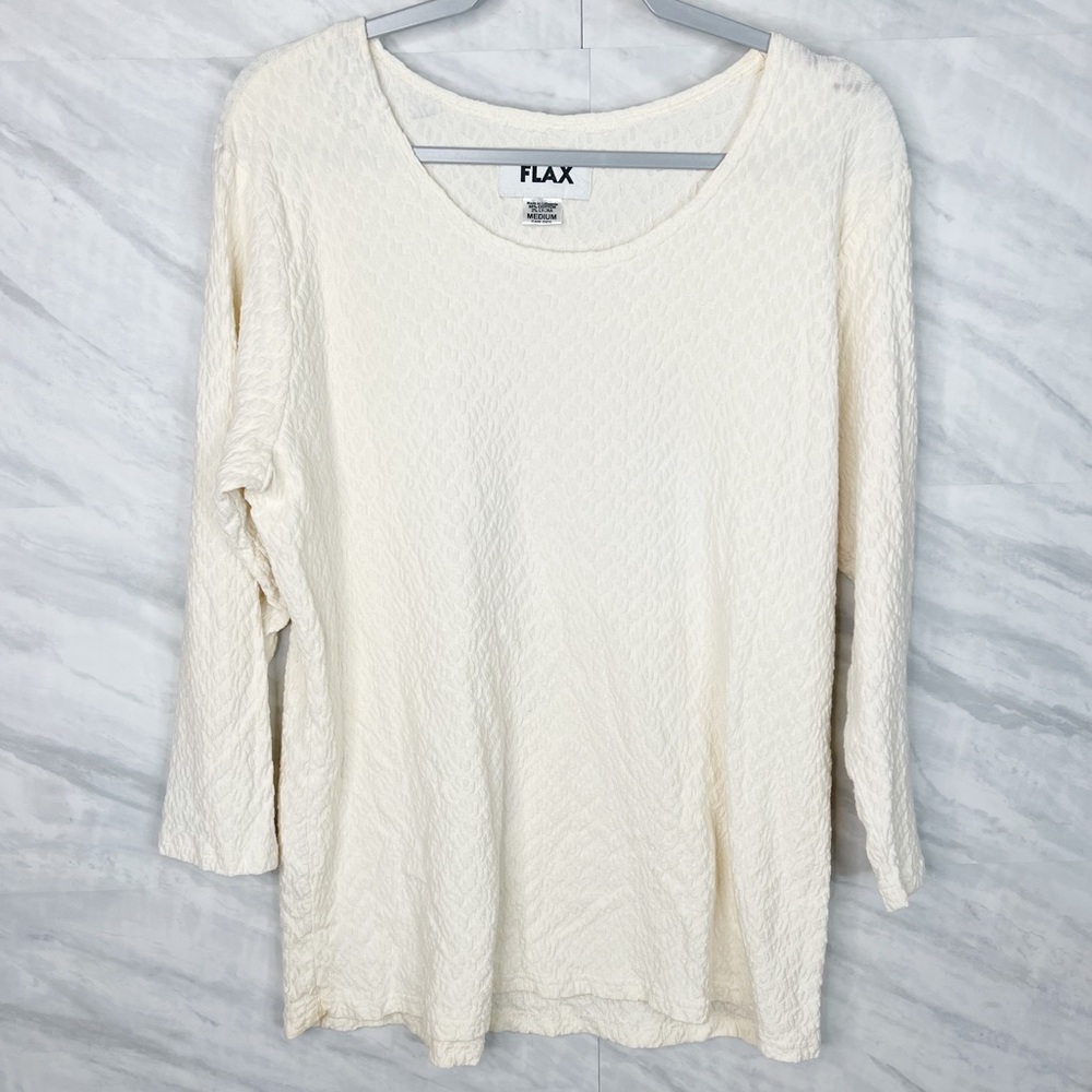 FLAX Oversized Tunic Top Medium